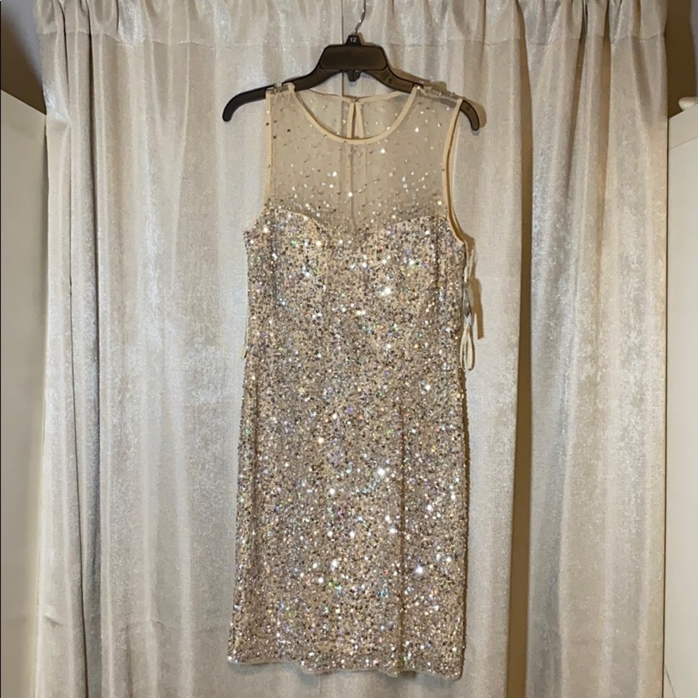 Sequin beaded dress